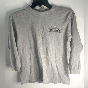 Mens Columbia Gray Sportswear Long Sleeve Shirt Large
